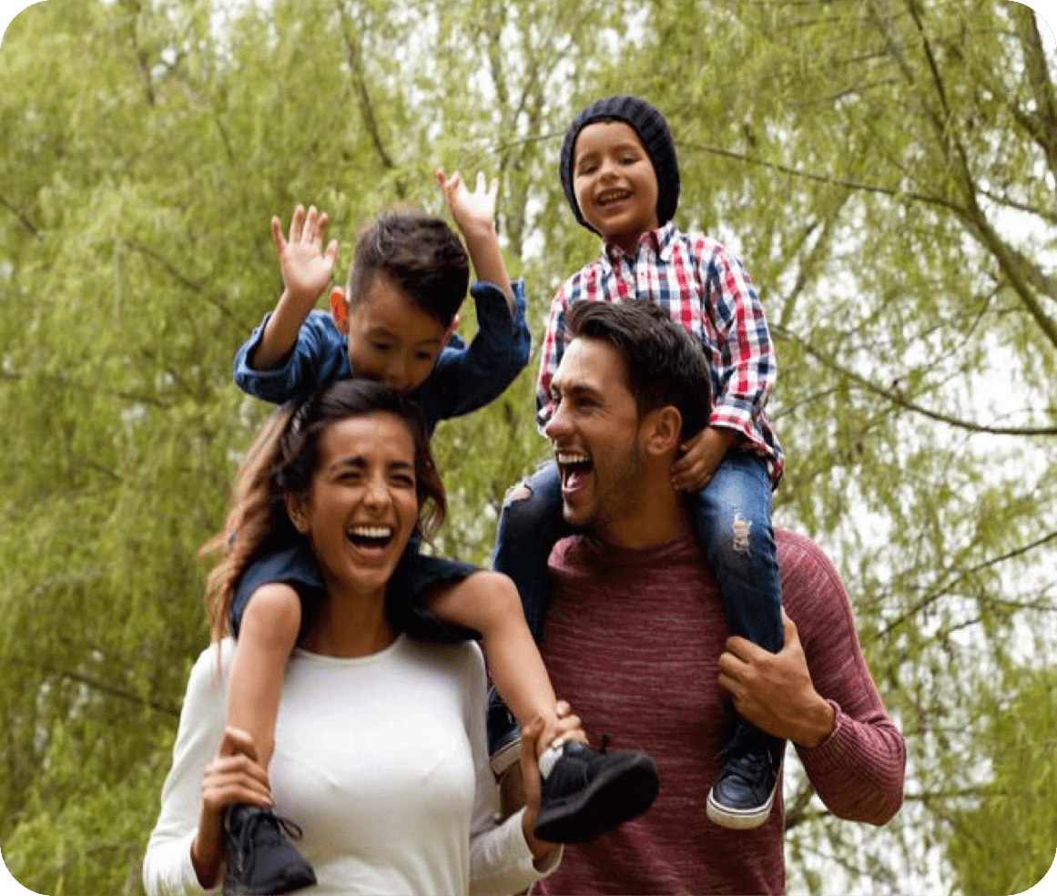 family laughing
